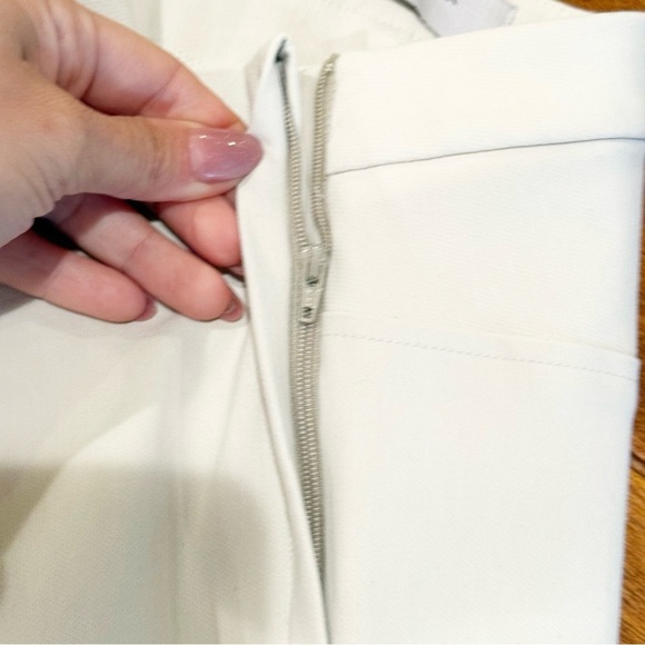 M.M. Lafleur The Foster Cigarette Pant in bone sz 4 - Picture 10 of 11